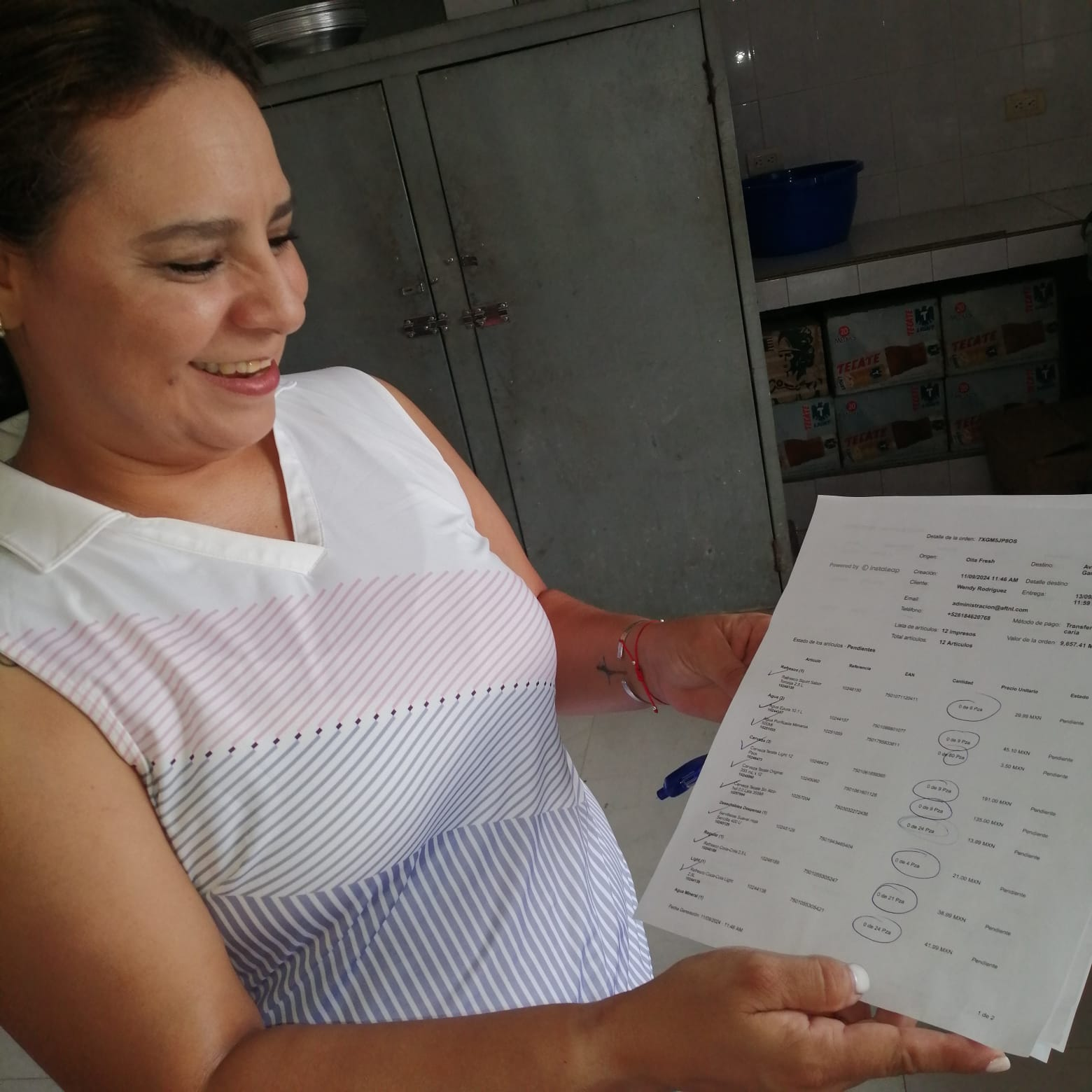 Revisión de pedido exitoso – OitaFresh